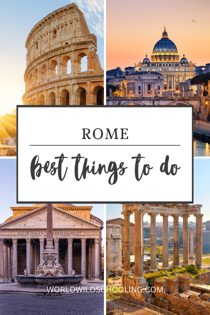 World Wild Schooling - https://worldwildschooling.com 35+ Best Things to Do in Rome - https://worldwildschooling.com/best-things-to-do-in-rome/