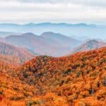 Autumn colors in Great Smoky Mountains National Park along the N 12 Most Panoramic Train Rides Across the U.S.