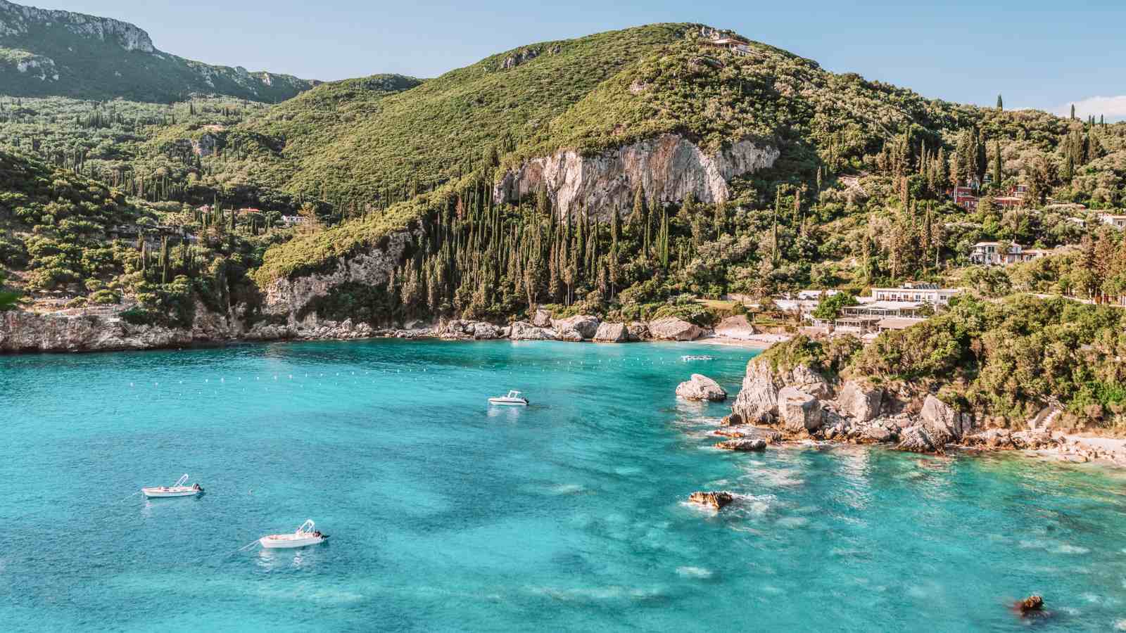 Beautiful bay near Paleokastritsa village, Corfu island, Greece 12 European Islands for a Dreamy Beach Holiday