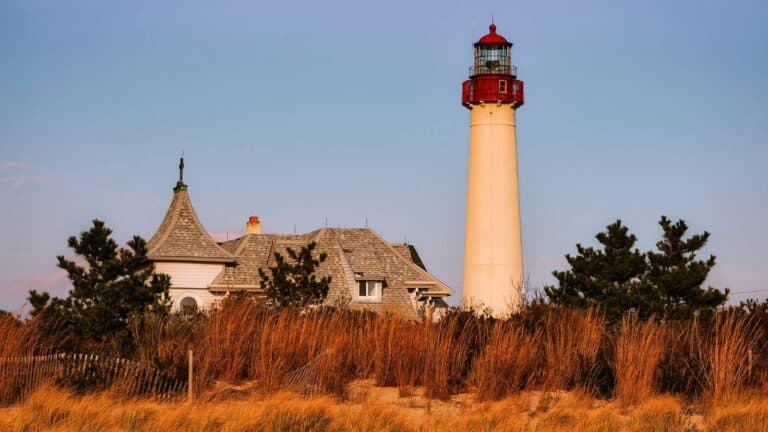 Lighthouses with Ocean Views Cape May Lighthouse, New Jersey, USA