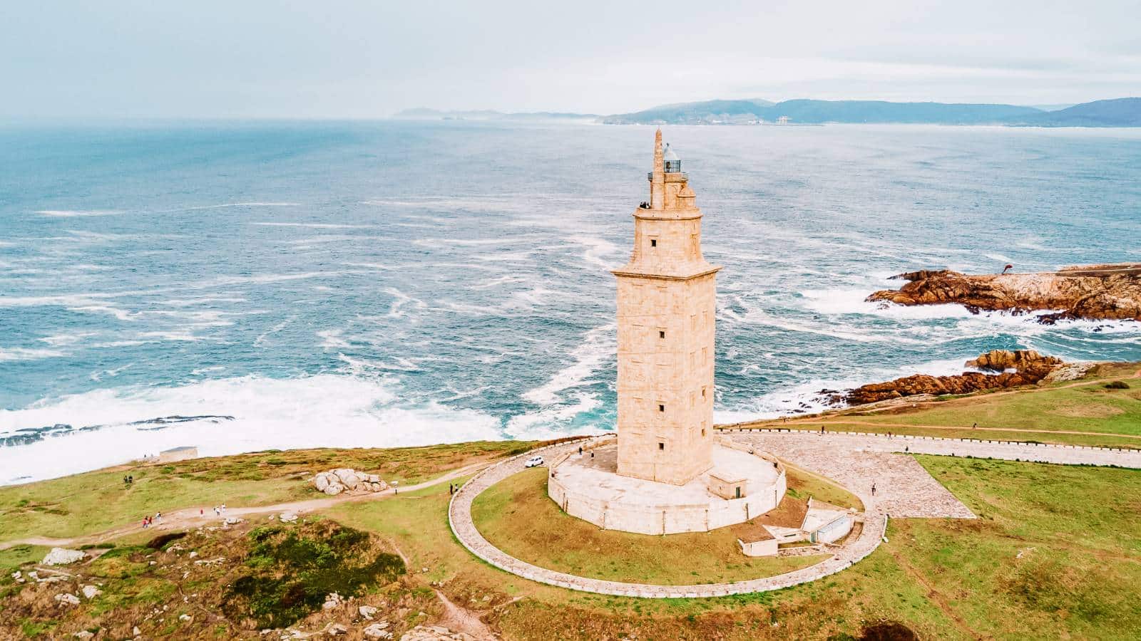 Lighthouses with Ocean Views Tower of Hercules Lighthouse, Spain 12 Incredible Lighthouses Offering Spectacular Ocean Views