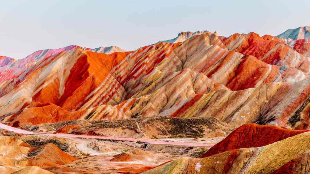 Must-See Natural Phenomena Around the World Rainbow Mountains, China