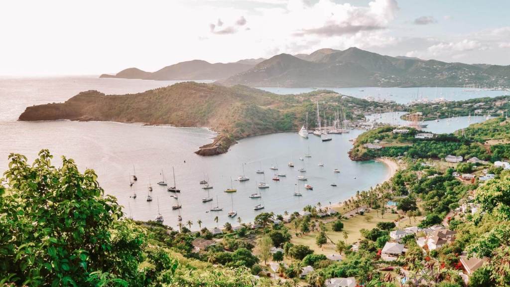 Tropical islands Antigua and Barbuda