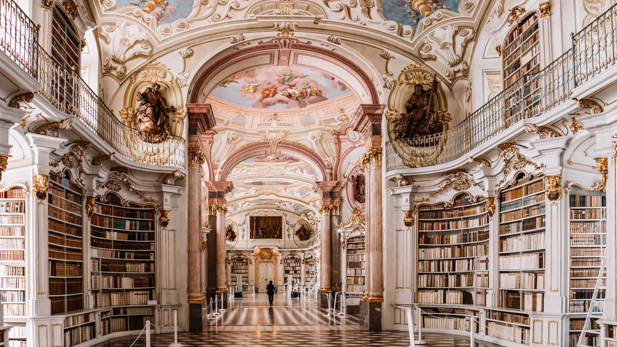Unique Libraries Around the World Admont Abbey Library, Austria