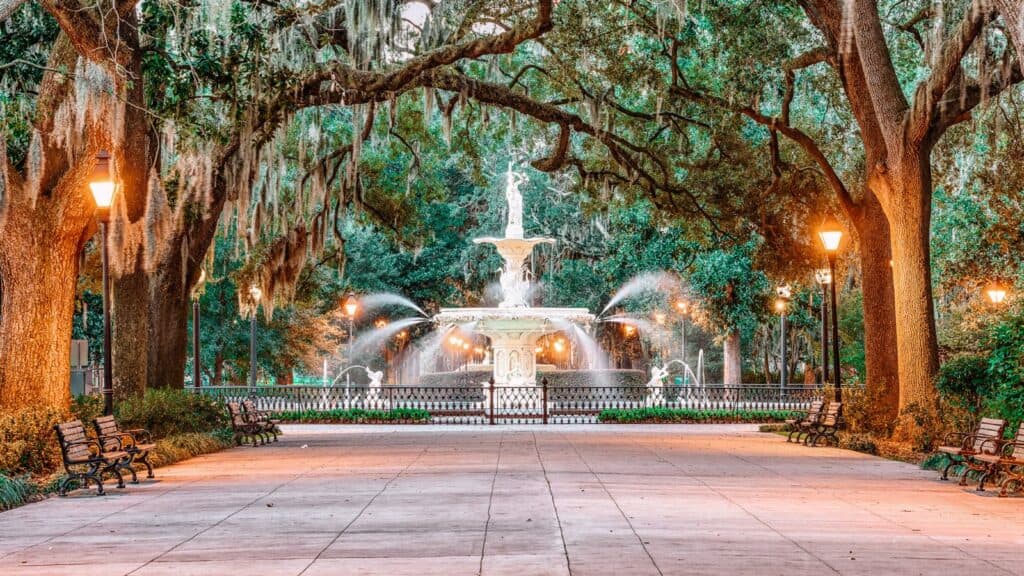 © Sean Pavone / Shutterstock 12 Most Beautiful Neighborhoods in the US You’ll Fall in Love With South Historic District - Georgia