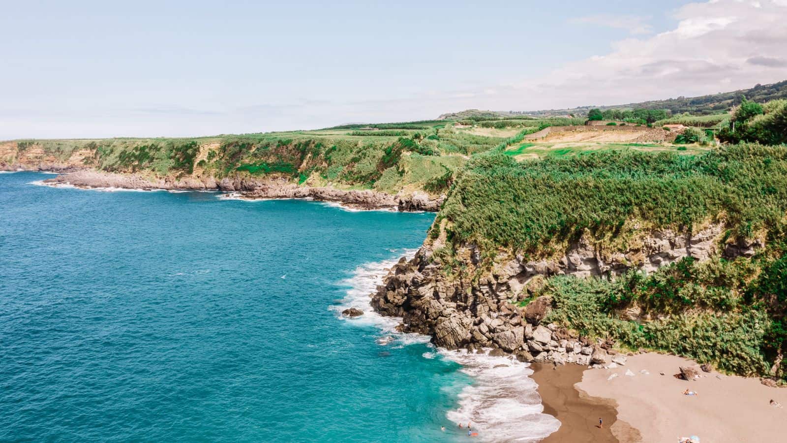 12 Beautiful Beach Destinations in Portugal for Your Next Coastal Getaway Beaches in Portugal Ponta Delgada Vitaly Fedotov Shutterstock 1477261253 - 12 Beautiful Beach Destinations in Portugal for Your Next Coastal Getaway