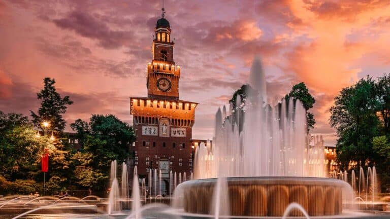 Castles in Italy Sforzesco Castle, Milan