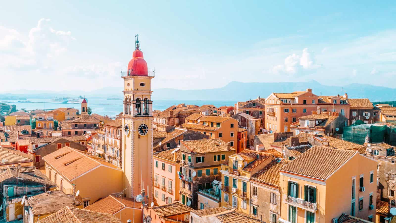 Top Places in Greece for Digital Nomads_Corfu Town, Corfu Island_© Aleh Varanishcha_Adobe Stock_237508300 Top Places in Greece for Digital Nomads, Corfu Town, Corfu Island