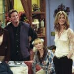 Brad Pitt, Jennifer Aniston, Courteney Cox, Lisa Kudrow, Matthew Perry, and David Schwimmer as Will Colbert, Rachel Green, Monica Geller, Phoebe Buffay, Chandler Bing and Dr. Ross Geller in Friends (1994) Brad Pitt, Jennifer Aniston, Courteney Cox, Lisa Kudrow, Matthew Perry, and David Schwimmer as Will Colbert, Rachel Green, Monica Geller, Phoebe Buffay, Chandler Bing and Dr. Ross Geller in Friends (1994)