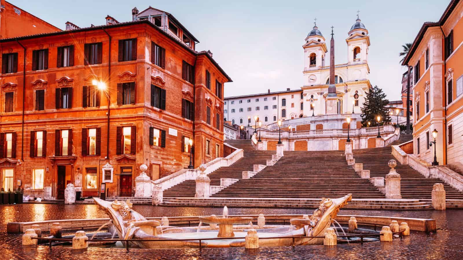12 Tourist Traps To Avoid in the World The Spanish Steps, Rome, Italy