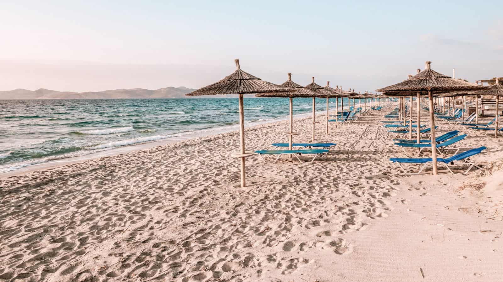 Beaches with the Whitest Sand in the World Marmari Beach, Greece