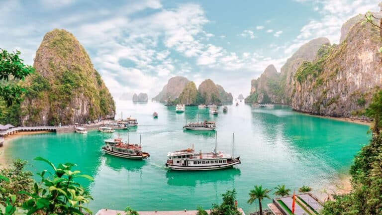 Most Affordable Countries for Digital Nomads Vietnam Ha long Bay