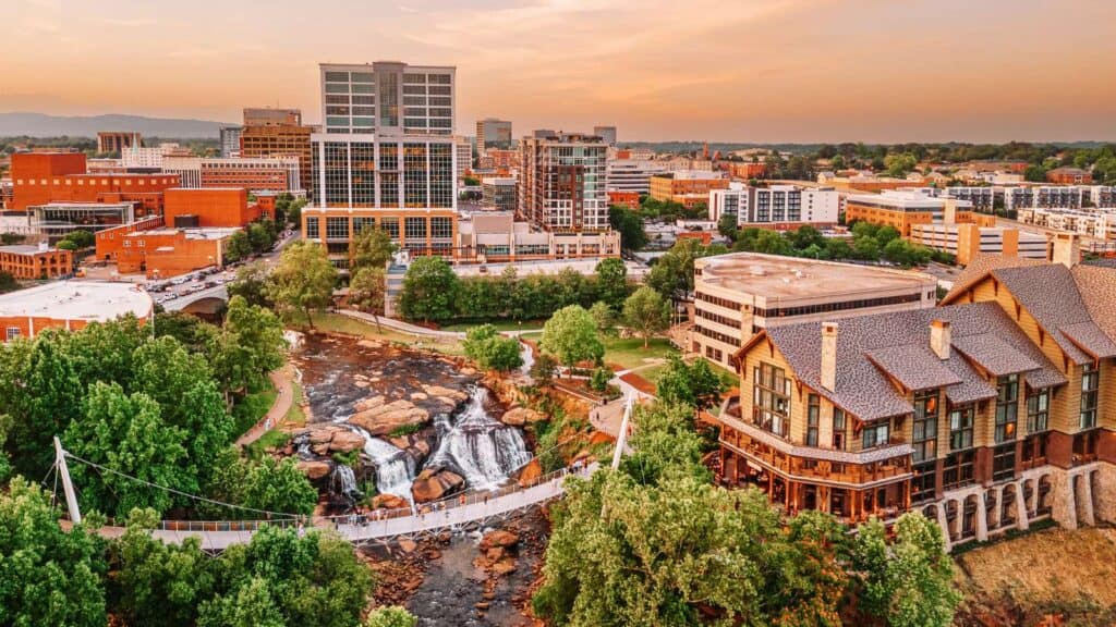 Best Places To Live for Quality of Life in the US Greenville, South Carolina Falls Park