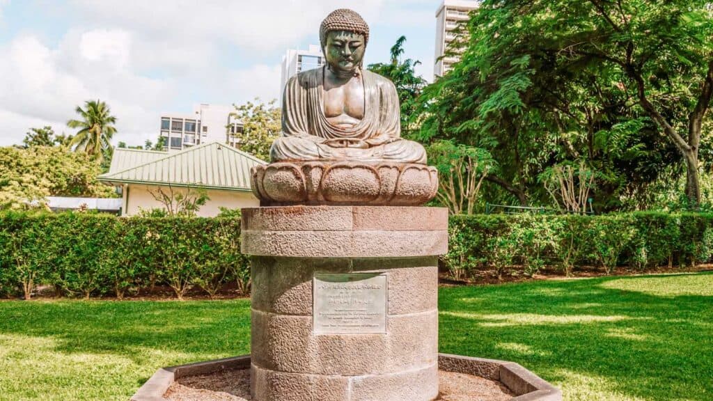 Top Things to Do in Honolulu, Hawaii_Take in the Trees of the Foster Botanical Garden_Foster Garden Buddha Statue